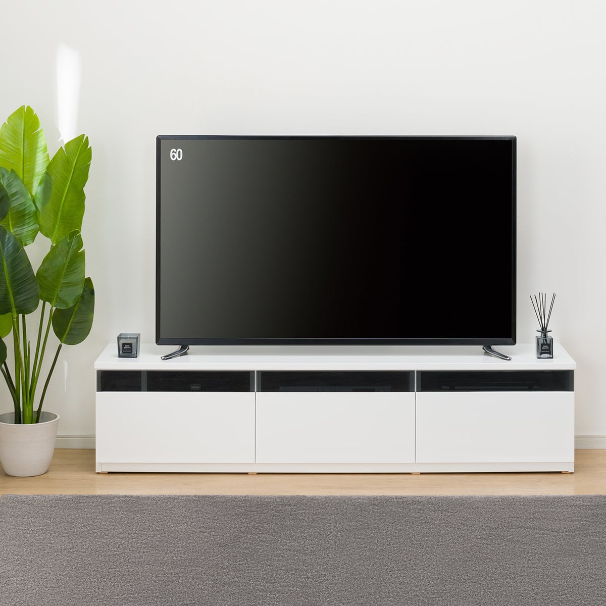ローボード(UF01 LB180 WH) | ニトリネット【公式】 家具・インテリア通販