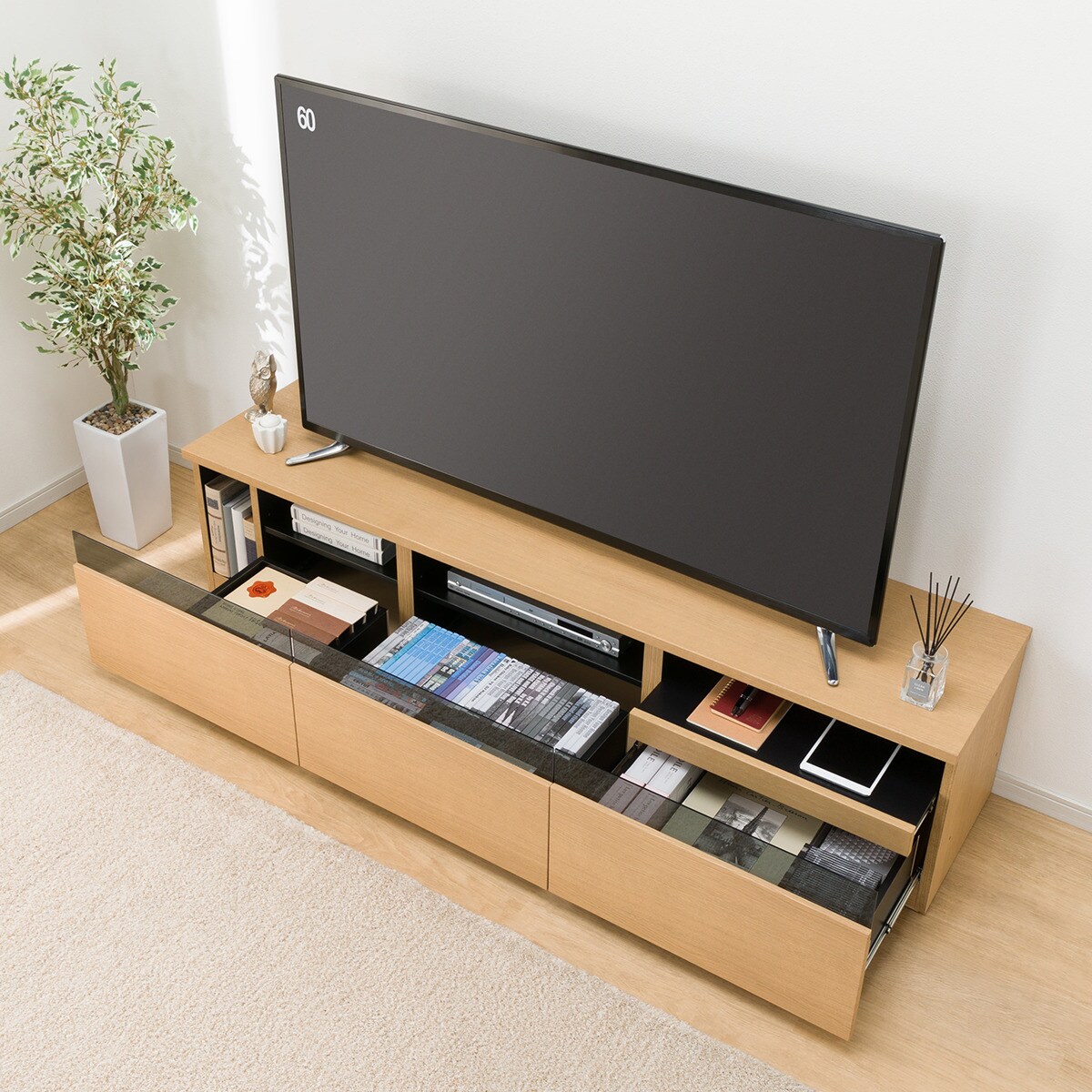 【福岡市限定】テレビ台 ニトリ ローボードランダム ローボード(UF01 LB180 LBR) | ニトリネット【公式】 家具・インテリア通販