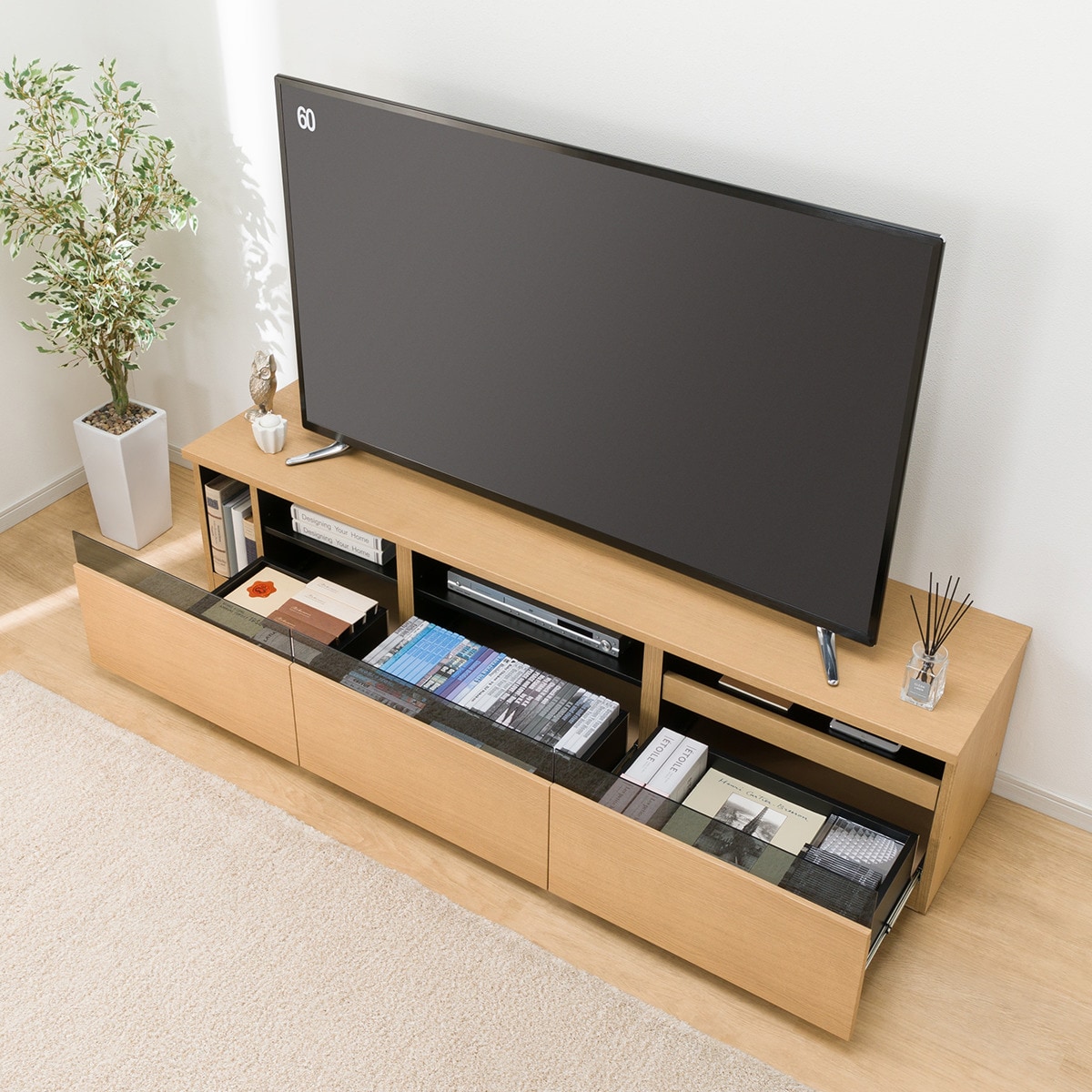 ローボード(UF01 LB180 LBR) | ニトリネット【公式】 家具・インテリア通販