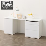 デスクタイプセット(UF01 165 ドアキャビネット45下+引出しキャビネット60下+天板165)