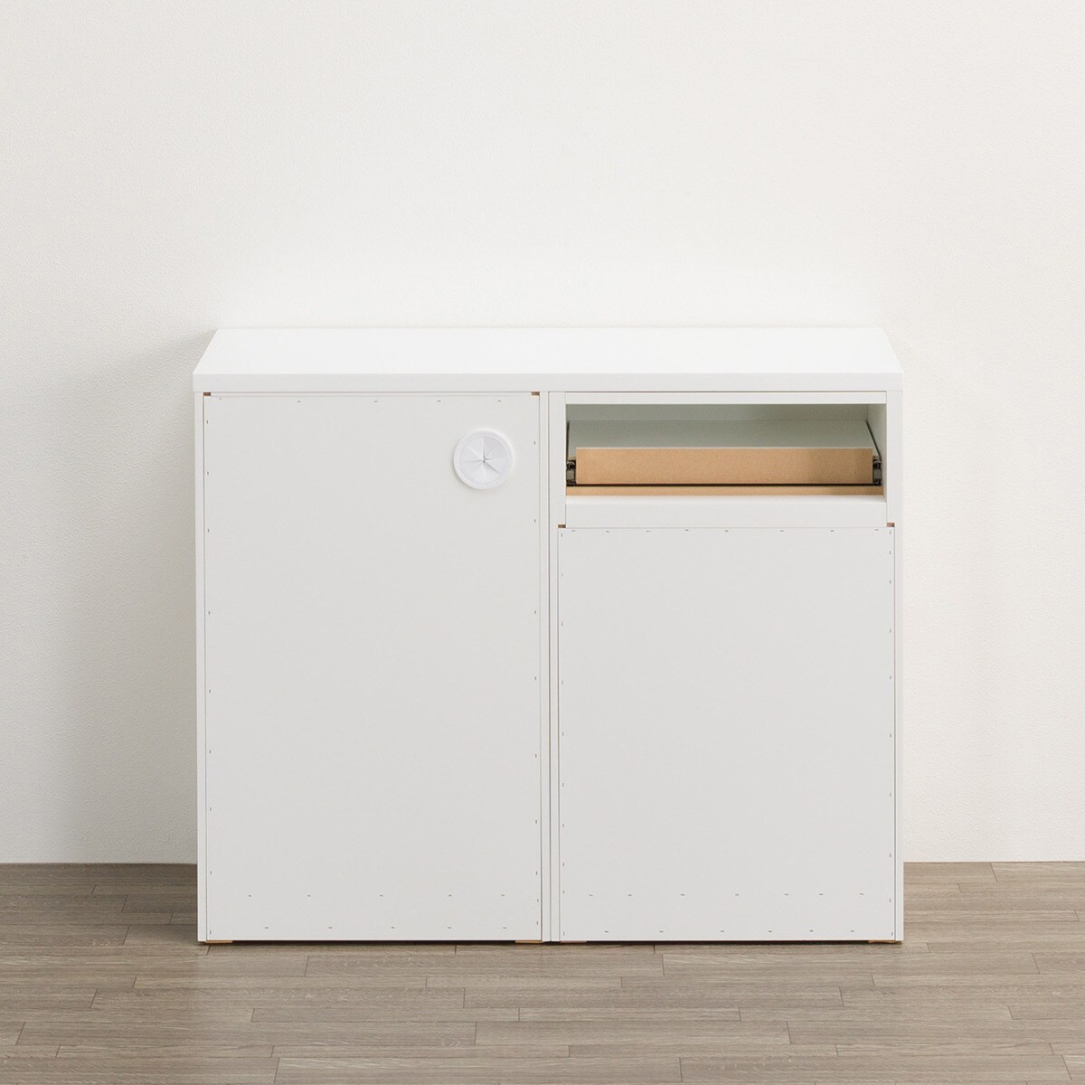 ニトリ ミドルボード ホワイト　UF01シリーズ キャビネットミドルボードタイプ(UF01 90 ドアキャビネットR45下+