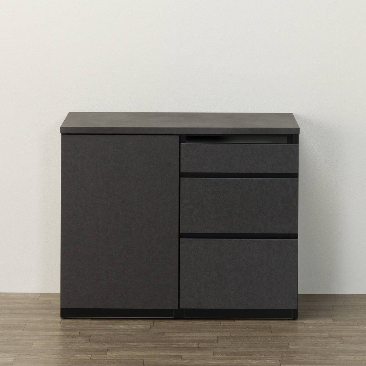 キャビネットセット(UF01 90 ドアキャビネットL45下/引出し