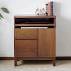 ポプラ突板 サイドボード (幅70cm WAL) 1枚目画像