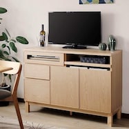 ポプラ突板 サイドボード (幅120)