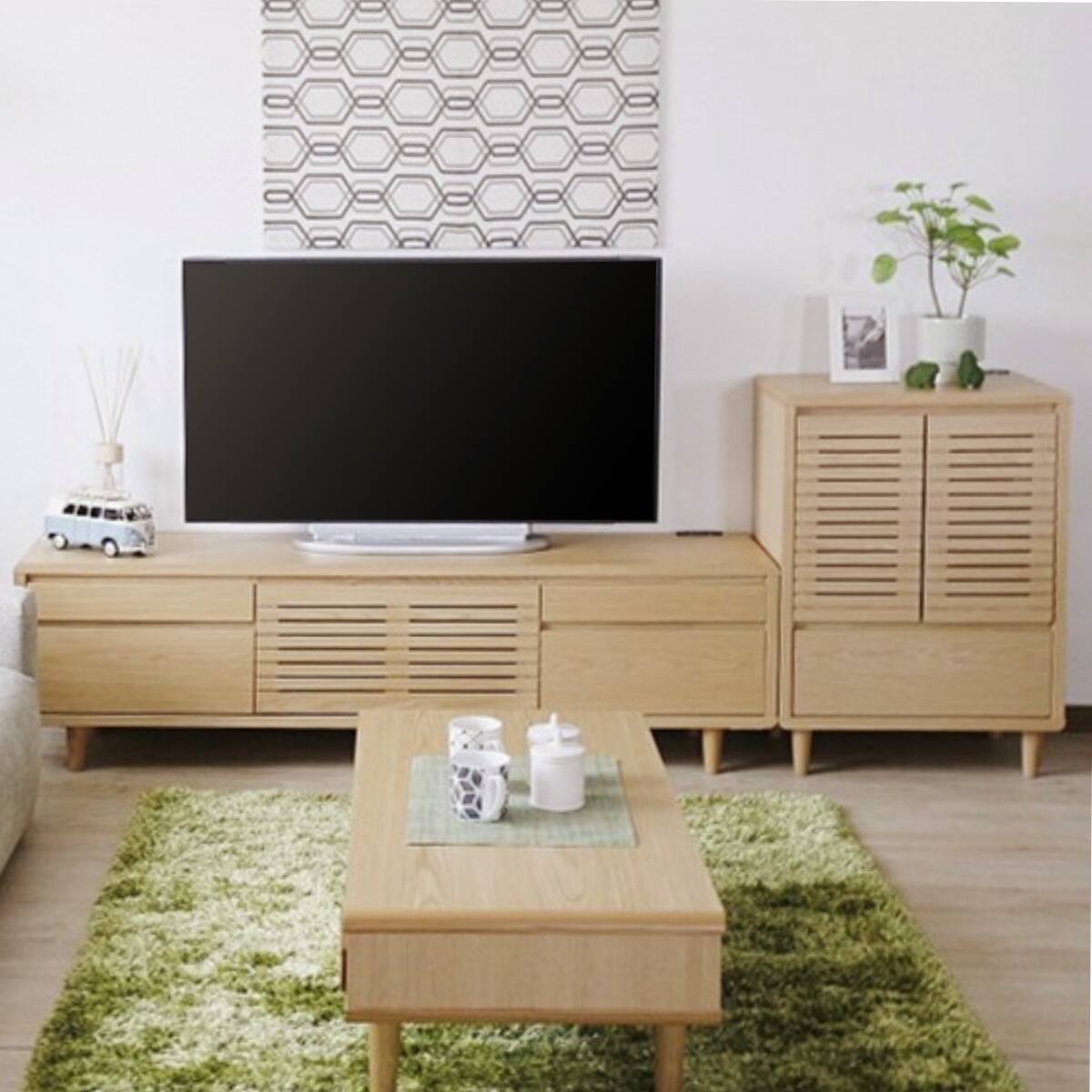 ポプラ突板 テレビ台 (幅165cm NA) | ニトリネット【公式】 家具