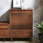 ポプラ突板 サイドボード (幅60cm WAL) 1枚目画像