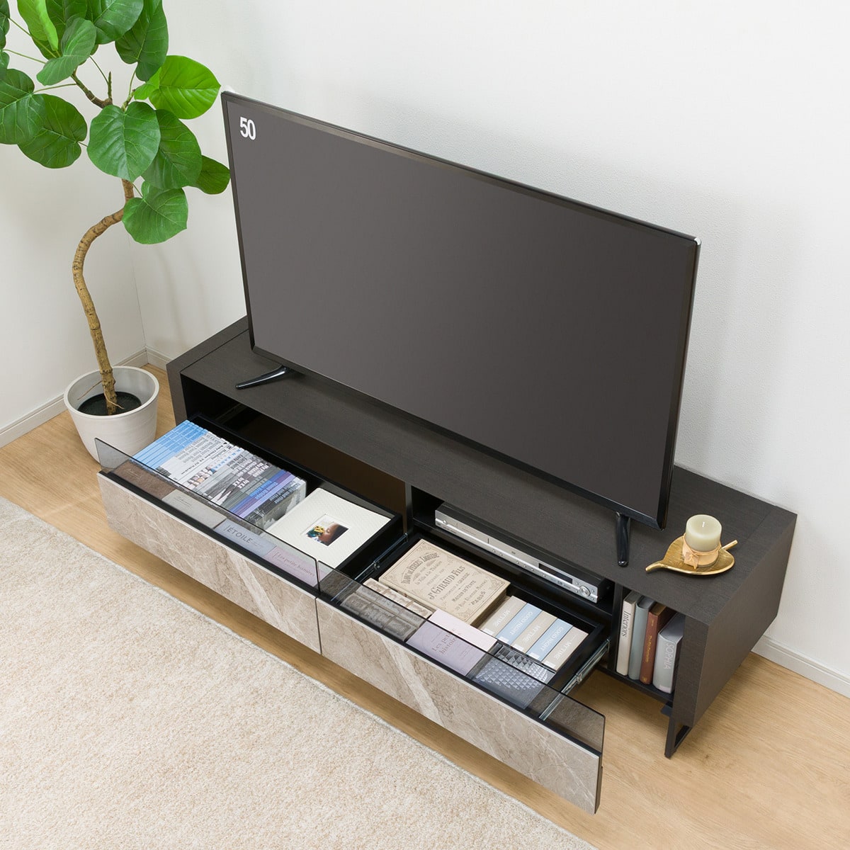 ローボード(セーラル3 脚付きR 149 BE) | ニトリネット【公式】 家具