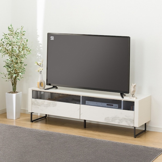 ローボード(セーラル3 脚付きR 149 WH) 1枚目画像