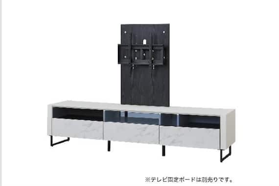 ローボード セーラル3アシツキR 175 WH 7枚目画像