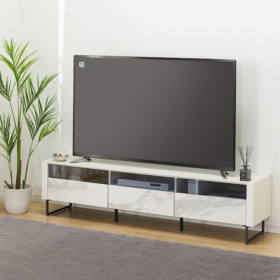 ローボード(セーラル3 脚付きR 175 WH) 1枚目画像