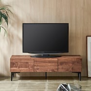 ブラック脚テレビボード (120)