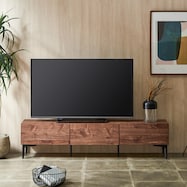 ブラック脚テレビボード (160)