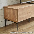 ブラック脚テレビボード (160 BR) 4枚目画像