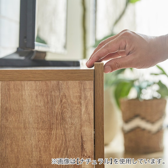 ブラック脚テレビボード (160 BR) 5枚目画像