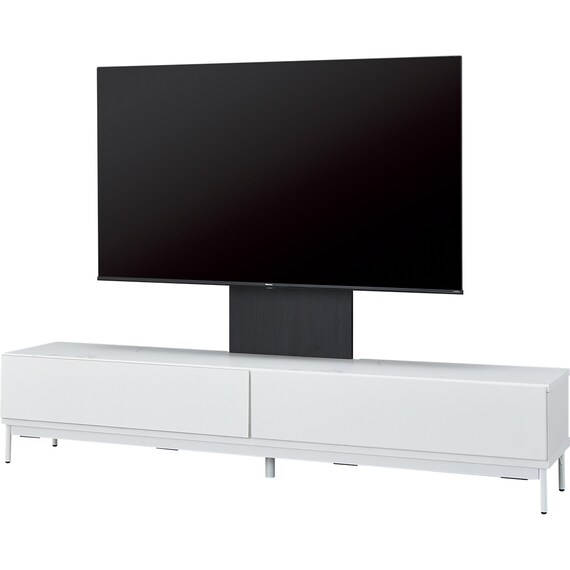 テレビ台 + TV固定ボードセット (ローボード LK01 210WH/MX50N BK 
