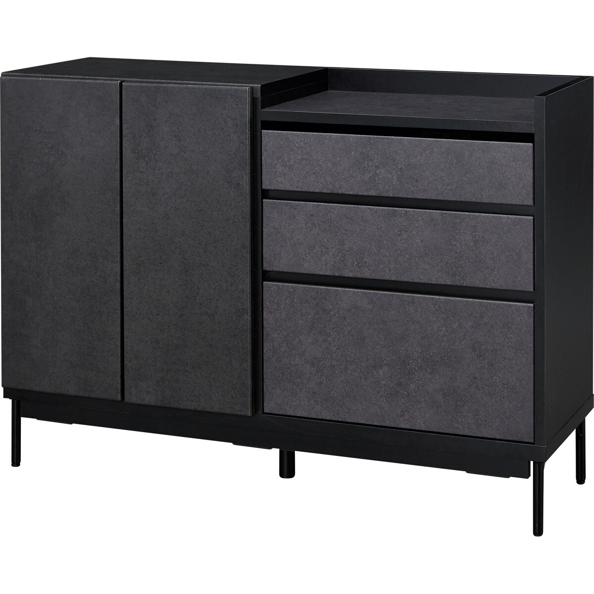 サイドボード(LK01 120BK) | ニトリネット【公式】 家具・インテリア通販