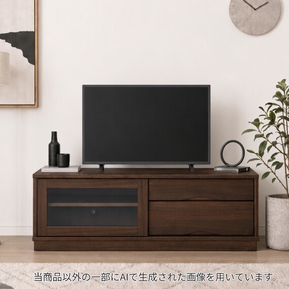ローボード(LI01 120LB MBR) | ニトリネット【公式】 家具・インテリア通販