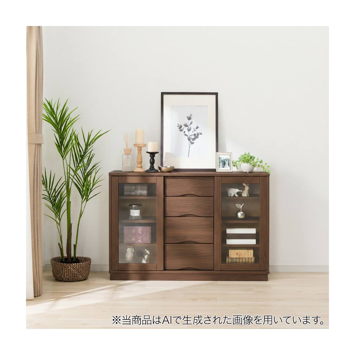 サイドボード(LI01 120SSB MBR) | ニトリネット【公式】 家具