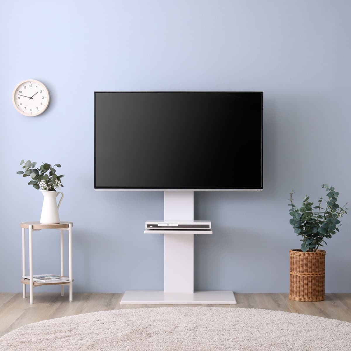 壁寄せTVスタンド(トエルN ハイタイプ WW) | ニトリネット【公式