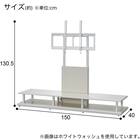 壁寄せテレビスタンド(HT02 N WW) 8枚目画像