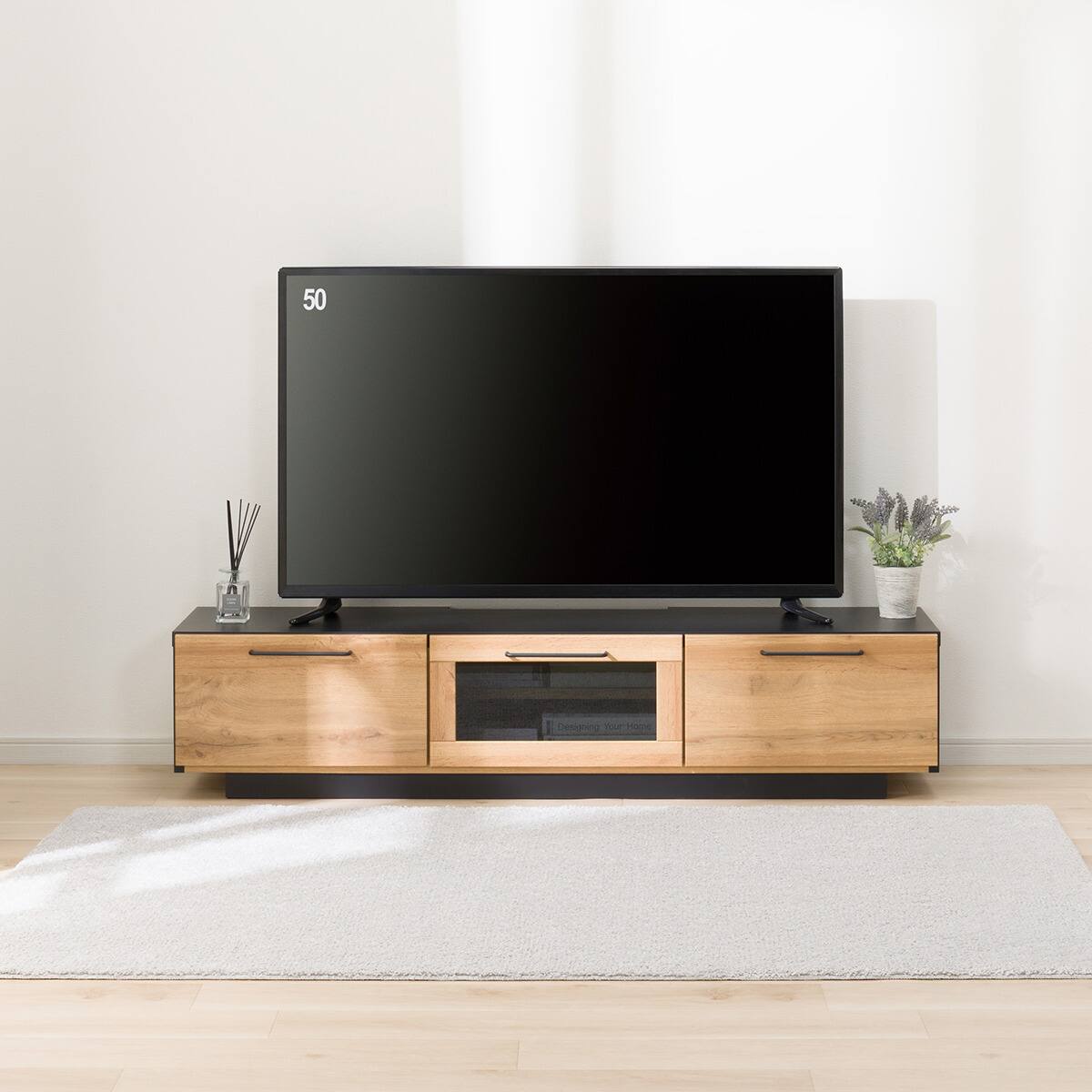 テレビボード(IM301 150 LBR) | ニトリネット【公式】 家具