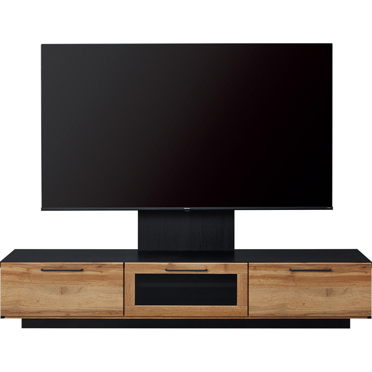 テレビボード＋TV固定ボードセット(IM301 180 LBR/MX50N BK
