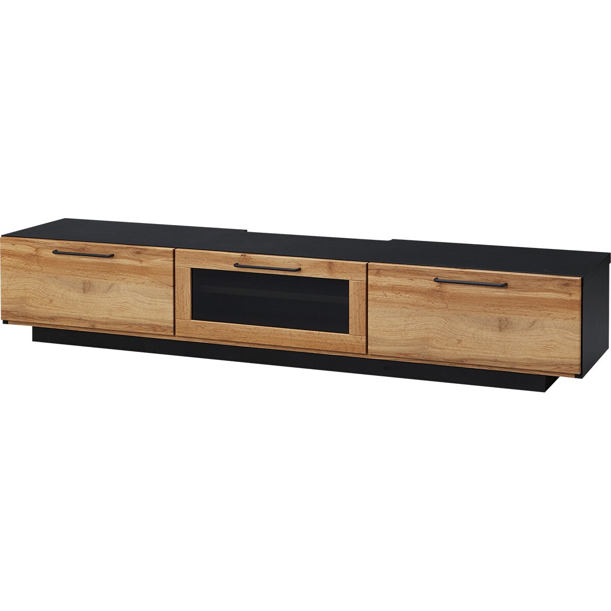 固定テレビボード　ニトリ ローボード＋テレビ固定ボードセット(UF01 LB150 LBR/MX50N BK