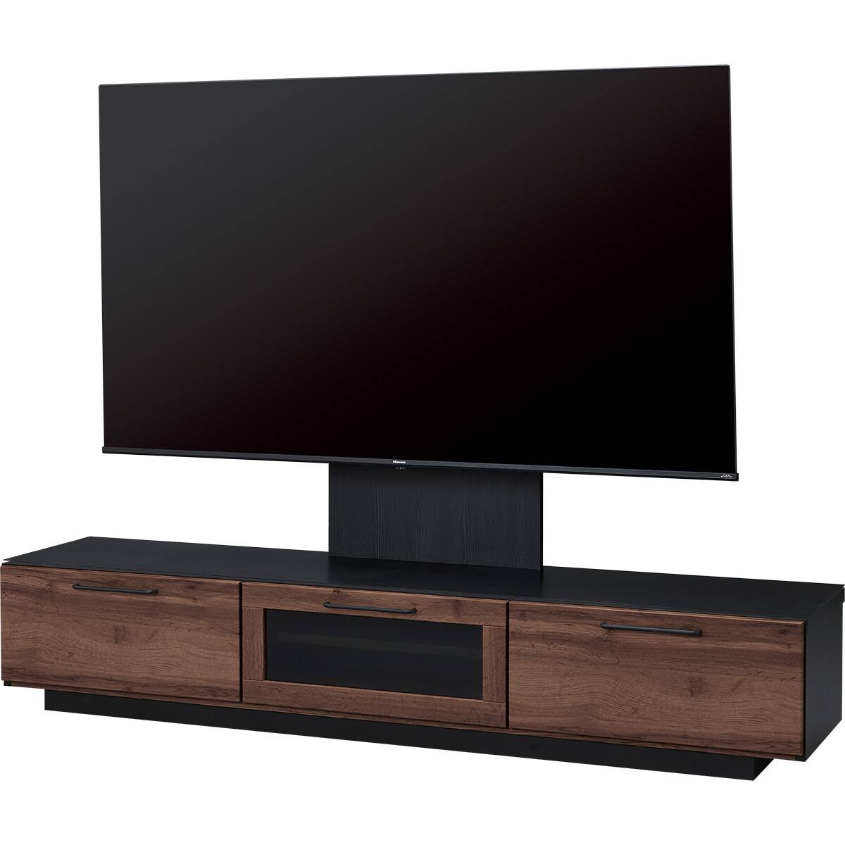【新品未使用】テレビボード テレビボード「ノース」ウォールナット材MBR色 全2サイズ(幅150/180cm