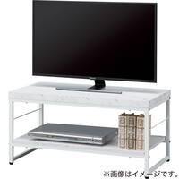 テレビボード(ステイン SN03-80 ローボード WH)