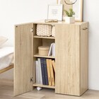 キャスター付きブックケース (NA) 1枚目画像