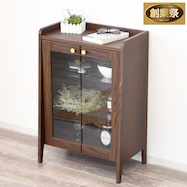 コンパクトキャビネット ガラス扉タイプ (幅59cm)【期間限定価格:11/28~1/5まで】