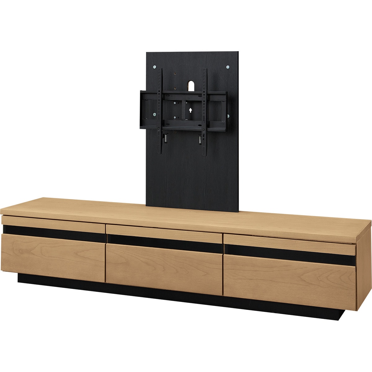 テレビボード + TV固定ボードセット (LI03 180 LBR/MX50N BK) | ニトリ