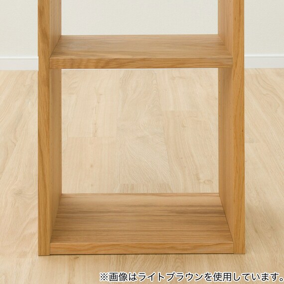 壁面ユニット オープンシェルフ(コネクト2 基本セット 幅43 2段 GW) 6枚目画像