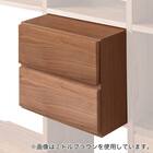 壁面ユニット(コネクト2 追加パーツ 引出し2段BOX GW) 5枚目画像
