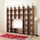 壁面ユニット テレビボード(コネクト2 120-3段 GW) 4枚目画像