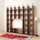 壁面ユニット テレビボード(コネクト2 120-3段 GW) 4枚目画像