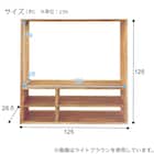 壁面ユニット テレビボード(コネクト2 120-3段 GW) 7枚目画像