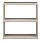 壁面ユニット オープンシェルフ(コネクト2 基本セット 幅84.5 2段 GW) 1枚目画像