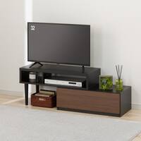 伸長式テレビ台(ローボード GA101N EX79 MBR/BK)
