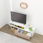 伸長式テレビ台(ローボード GA101N EX79 GY/WH) 5枚目画像