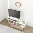 伸長式テレビ台(ローボード GA101N EX79 GY/WH) 5枚目画像