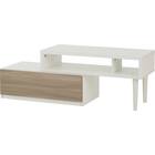 伸長式テレビ台(ローボード GA101N EX79 GY/WH) 7枚目画像