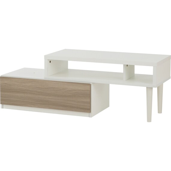 伸長式テレビ台(ローボード GA101N EX79 GY/WH) 7枚目画像