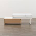 伸長式テレビ台(ローボード GA101N EX79 GY/WH) 14枚目画像