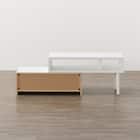 伸長式テレビ台(ローボード GA101N EX79 GY/WH) 14枚目画像