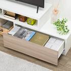 伸長式テレビ台(ローボード GA101N EX79 GY/WH) 16枚目画像