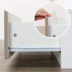 伸長式テレビ台(ローボード GA101N EX79 GY/WH) 17枚目画像