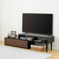 伸長式テレビ台(ローボード GA101N EX100 MBR/BK)