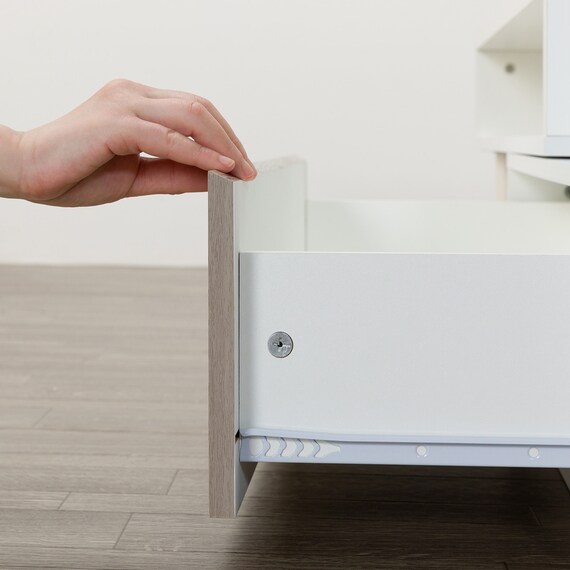 伸長式テレビ台(ローボード GA101N EX100 GY/WH) 7枚目画像