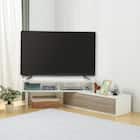 伸長式テレビ台(ローボード GA101N EX100 GY/WH) 13枚目画像